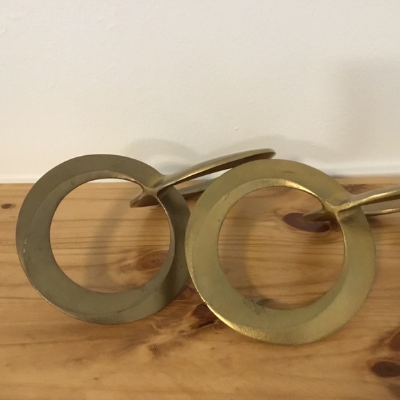 Gold Infinity Rings Home Decor Table or Desk Accent Home or Office Accessories - Picture 5 of 6